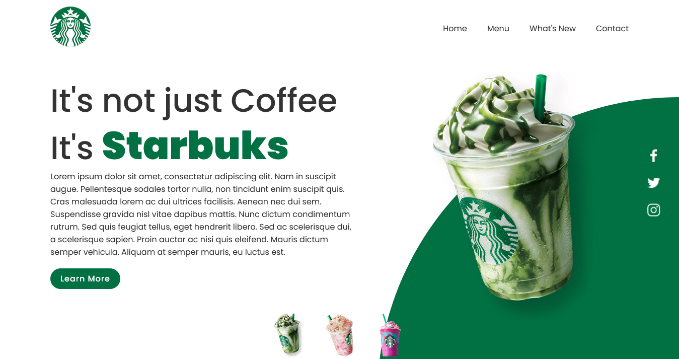 Starbucks Experience: Landing Page yang Mengundang Pembeli