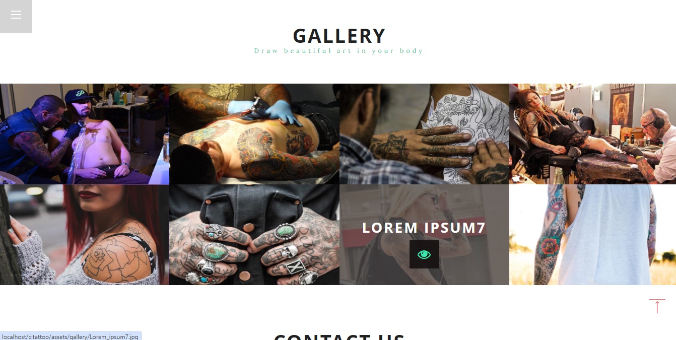 Website Studio Tattoo yang Memikat