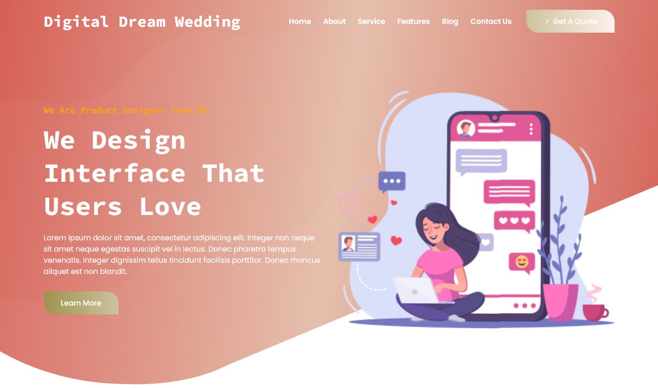 Landing Page untuk Digital Agency